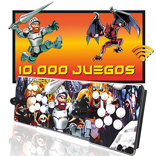 Pandora Box Wifi 8000 juegos, capacidad de instalar hasta 10000 juegos, Version 2022, Retro Consola Maquina recreativa Arcade, Joysticks arcade, Mame,Neogeo,SFC,NES, GBA, MD, Dreamcast,GB, PSone, PSP