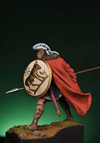 PANGCHENG 1/24 75Mm Soldado Hostus Sardo Punic Aristocrático 75Mm Figura Histórico Kit De Resina Sin Color Modelo En Miniatura