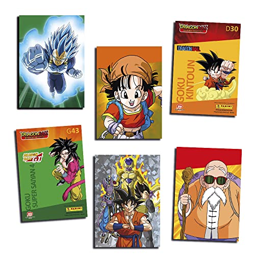 Panini Dragon Ball Universal Collection Trading Cards - Juego de Cartas (24 Tarjetas y 2 Tarjetas de felicitación