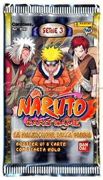 Panini Naruto Serie 3 La Maledición de la Arena sobre 8 cartas (IT)