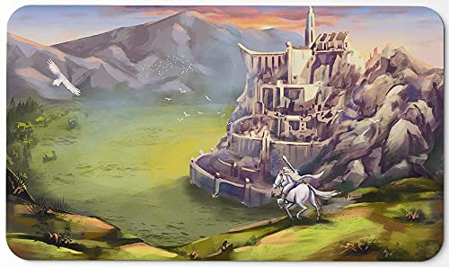 Paramint Minas Tirith - Alfombra de Juego El Señor de los Anillos - Compatible con tapete de Juego Magic The Gathering - Juega a MTG, YuGiOh, Pokemon, TCG - Diseños Originales y Accesorios