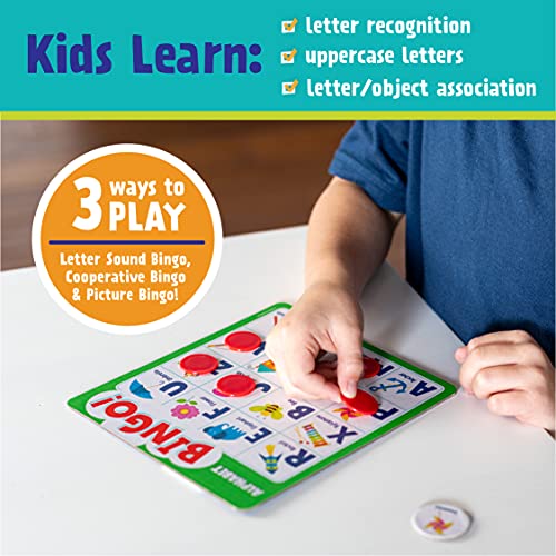 Peaceable Kingdom Alfabeto Bingo Juego de Aprendizaje de Letras para Niños