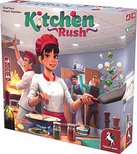Pegasus Spiele- Kitchen Rush Juegos, Color incoloro (51223E)