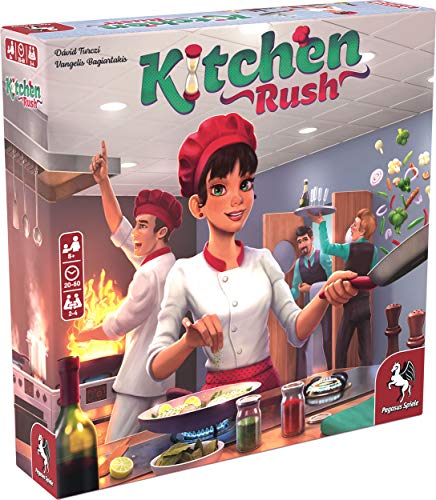 Pegasus Spiele- Kitchen Rush Juegos, Color incoloro (51223E)