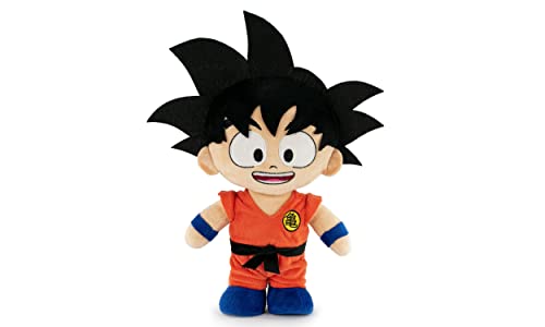 Peluche de los Personajes de Dragon Ball 28cm - Goku, Muten Roshi, Krilin, Puar - Calidad Super Soft (28cm con Display, Goku)