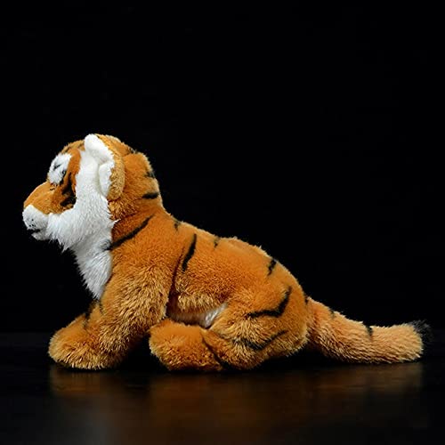 Peluches Lindo Tigre de Bengala Juguete de Peluche Vida Real Amarillo Panthera Tigris Tigris muñeca Suave Realista Animal Relleno simulación niños Regalo Modelo