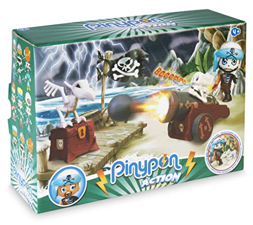 Pinypon Action. Cañón Pirata Fantasma para niños y niñas de 4 a 8 años (Famosa 700016238)
