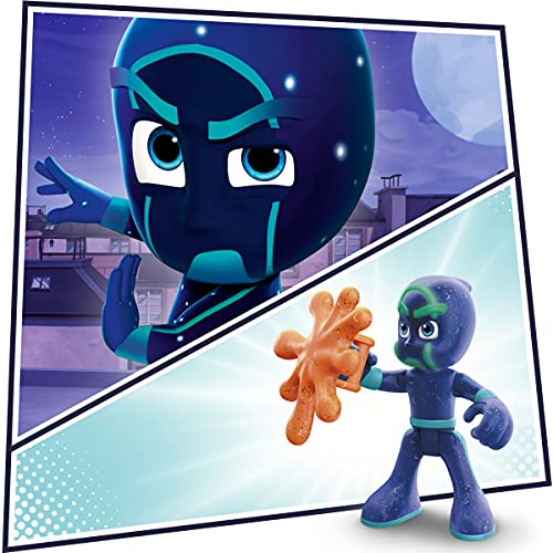 PJ Masks Juego de Figuras de acción Que Brillan en la Oscuridad, Juguete Preescolar para niños a Partir de 3 años