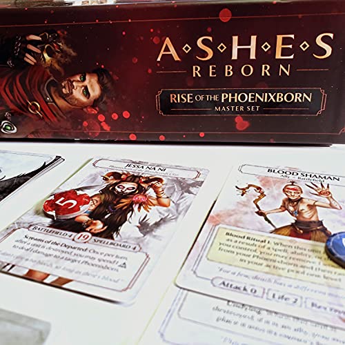 Plaid Hat Games | Ashes Reborn: Rise of The Phoenixborn | Juego de Mesa | A Partir de 14 años | 2 Jugadores | Tiempo de Juego de 30-120 Minutos, 1200-5PH