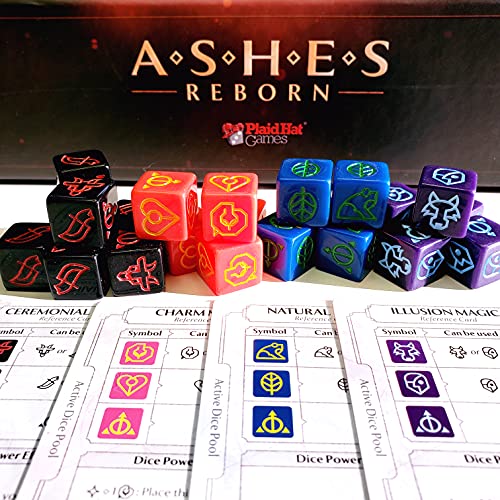 Plaid Hat Games | Ashes Reborn: Rise of The Phoenixborn | Juego de Mesa | A Partir de 14 años | 2 Jugadores | Tiempo de Juego de 30-120 Minutos, 1200-5PH