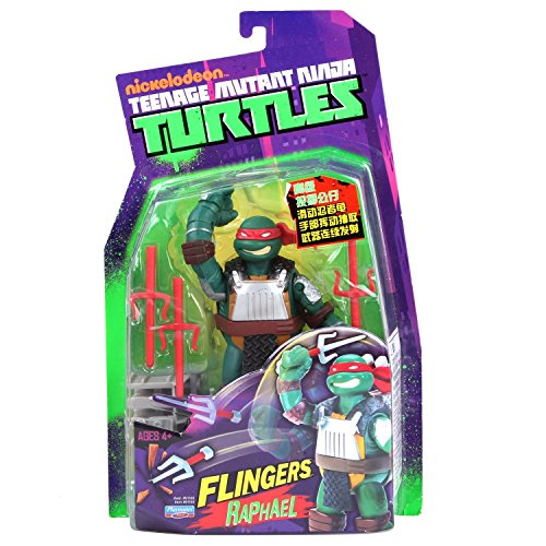 Playmates Tortugas Ninja Flingers - Raphael Delux