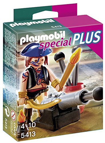 PLAYMOBIL Especiales Plus - Pirata con cañón (5413)