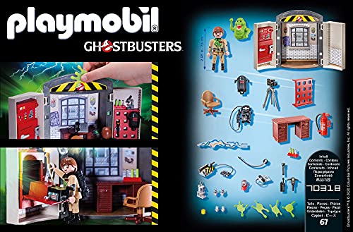 Playmobil Ghostbusters 70318 Cofre Cazafantasmas, A partir de 4 años