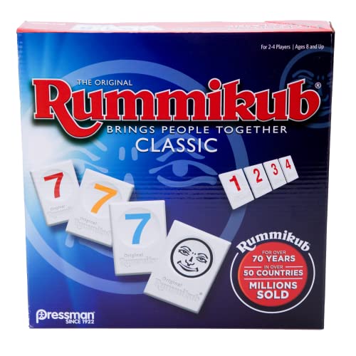 PRESSMAN - The Original Rummikub Fast Moving Rummy Tile - 1 Game