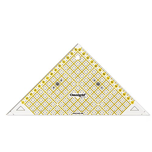 Prym - Regla Triangular (Escala en cm de 1/2 Cuadrados hasta 15 cm)