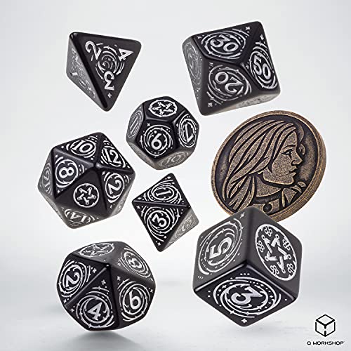 Q-Workshop WYE37 The Witcher Dice Set Yennefer The Obsidian Star (7)