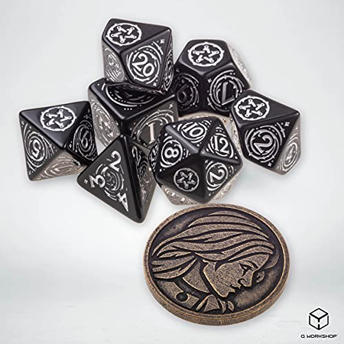 Q-Workshop WYE37 The Witcher Dice Set Yennefer The Obsidian Star (7)