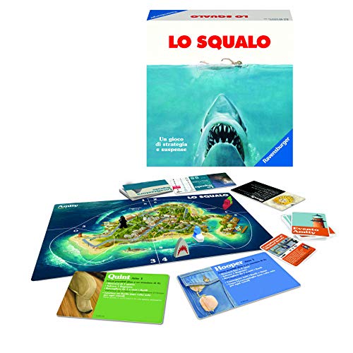 Ravensburger Italy-Lo Tiburón Light Strategy Game, 2 – 4 Jugadores, Edad Recomendada 12 +, versión Italiana, 26829 0