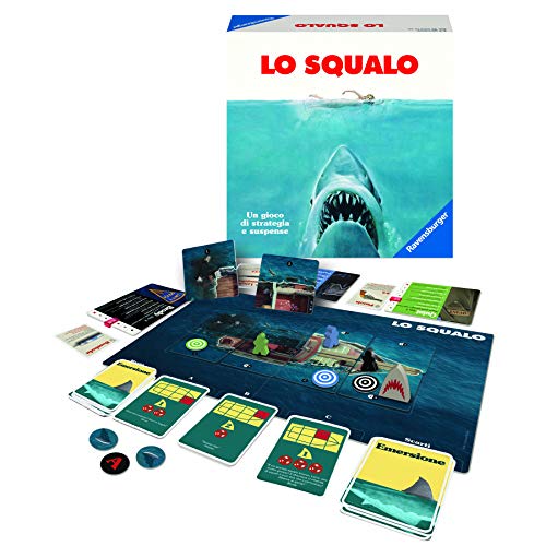 Ravensburger Italy-Lo Tiburón Light Strategy Game, 2 – 4 Jugadores, Edad Recomendada 12 +, versión Italiana, 26829 0