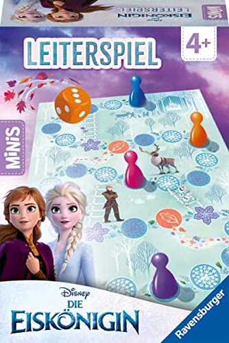 Ravensburger Minis Spiel 24565 - Juego de Escalera, diseño de Frozen de Disney, para niños a Partir de 4 años