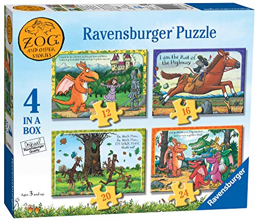Ravensburger Zog – Caja de 4 Pulgadas (12, 16, 20, 24 Piezas) Rompecabezas para niños a Partir de 3 años (3062)
