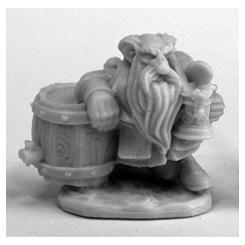 Reaper Miniatures Dwarf Brewer #77461 Huesos de plástico D&D RPG Mini figura