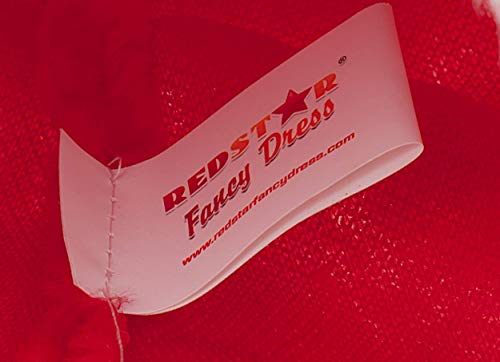 Redstar Fancy Dress - Pack de 12 Gorros de Papá Noel con pompón - Rojo