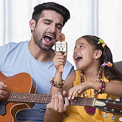 Regalos para Niñas Niños de 3 4 5 6 Años,Kid Karaoke Machine para Niña de 3 a 6 Años Regalos de Juguetes para Niñas de 3-12 Años Juguete de Micrófono Bluetooth para Niño Niña Regalo de Cumpleaños