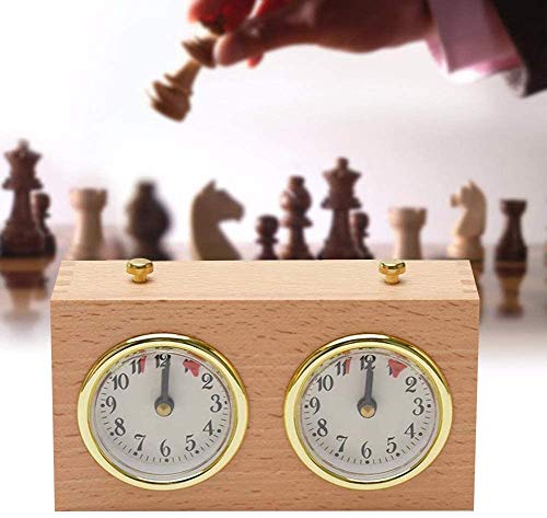 Reloj de ajedrez Profesional, Reloj analógico de Ajedrez, Temporizador de Cuenta atrás, Reloj Internacional de ajedrez, Cuenta Atrás Competición Accesorios de Regalo Mecánico