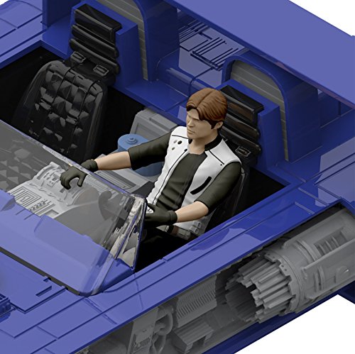 Revell Star Wars Solo Build & Play Han's Speeder, con Luces y Sonidos, Escala 1:28 (6769)(06769), Multicolor, 18,9 cm de Largo