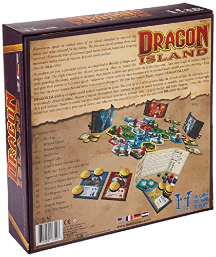 Rnr Games- Dragon Island Juegos de Mesa, Multicolor (350)