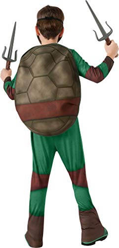 Rubies 886757M Disfraz de rafael de tortugas ninja mutantes adolescentes de 5 a 7 años, mediano, un color, M