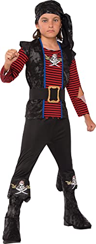 Rubies - Disfraz de Pirata Bribón para niños, talla 5-6 años (Rubies 630938-M)