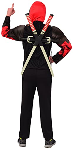 Rubies Kit oficial de disfraz de Marvel Deadpool, para niños adolescentes, parte superior y armas, tamaño entre aproximadamente 14 años