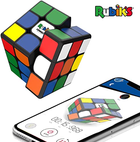 Rubik's Connected: el Cubo de Rubik electrónico Que te Permite competir con Amigos y cubers Mundial. Rompecabezas Stem habilitado para Aplicaciones Que se Adapta a Todas Las Edades y capacidades