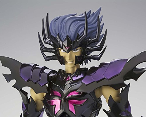 Saint Seiya Deathmask Armadura Surplice Cancer Figura, Color Negro, 18 cm (Bandai CMGSS920218)