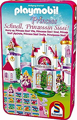 Schmidt Spiele Playmobil PS51287 Juego Rescatar a la Princessa Sissi en Caja metálica