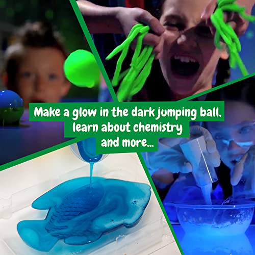 Science4you - Fabrica de Slime para Niños +8 Años - Kit Científico para Hacer Slime con 10 Experimentos para Niños: Slime Brilla en la Oscuridad, Laboratorio de Quimica, Juegos Educativos Niños 8 Años