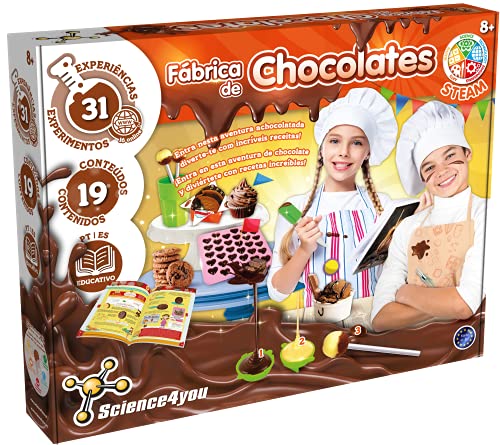 Science4you-Science4you, Fabrica De Chocolates, Juego para 8+ años, Serie 'Science', Multicolor (SY-80003132)