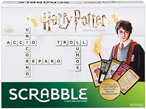 Scrabble Special Edition Harry Potter -Juego de Mesa - Crucigramas para niños Mayores de 10 años - Modelo n. GMY41