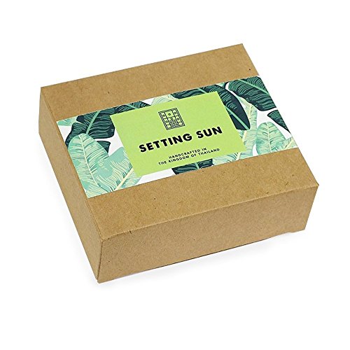 SiamMandalay Setting Sun: Rompecabezas de Madera - Juegos de Rompecabezas - Juegos Educativos - Juegos de Lógica with Free SM Gift Box (Pictured)