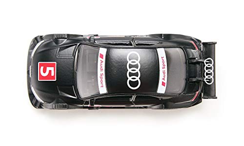 siku 1580, Coche de carreras Audi RS 5, Metal/Plástico, Multicolor, Gran alerón posterior, Vehículo de juguete para niños