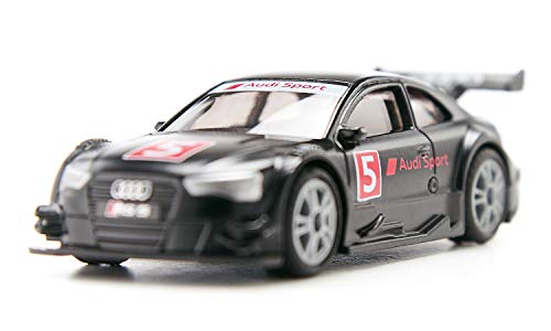 siku 1580, Coche de carreras Audi RS 5, Metal/Plástico, Multicolor, Gran alerón posterior, Vehículo de juguete para niños