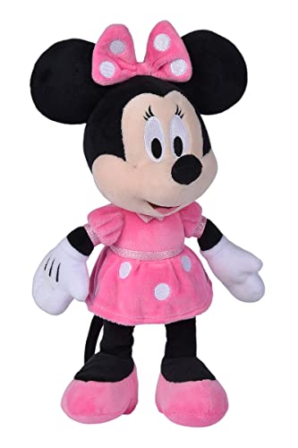 Simba Toys Peluche Minnie 25cm, Licencia Oficial Disney, Adecuado para Todas las Edades, color 1. (6315870227)