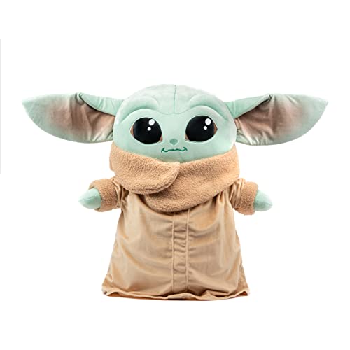Simba Toys - Peluche The Child Baby Yoda de Tamaño Extra-Grande 66 cm, Licencia Oficial Disney, Para Todas las Edades