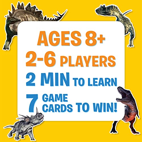 Skillmatics Adivina en 10 Dinosaurios mortales | Juego de Cartas de Preguntas Inteligentes | Super Divertido para Viajes y Noche de Juegos en Familia | Regalos para Edades de 8 a 99