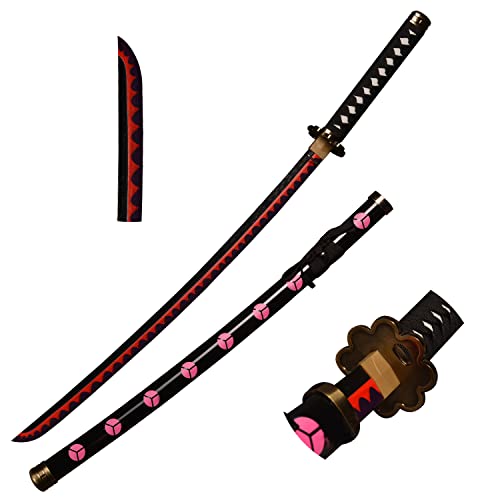 Skyward Blade Espada de madera Roronoa Zoro Katana, Anime Original Textura japonesa Samurai Espada, Shusui Katana para colección Cosplay