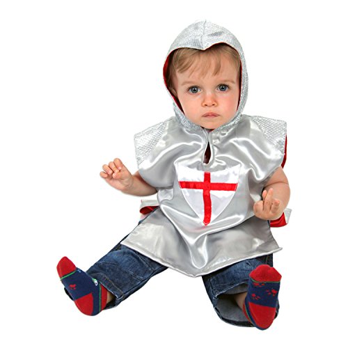Slimy Toad - Disfraz infantil de caballero medieval - Disfraz de caballero infantil - Disfraz de caballero medieval para niño pequeño (12-24 meses)