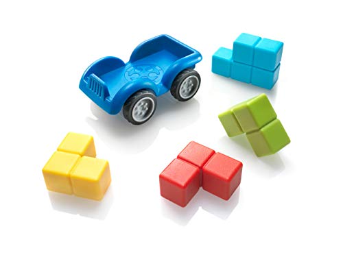 SmartGames- SmartCar Mini, Color Azul (Ludilo SG501)