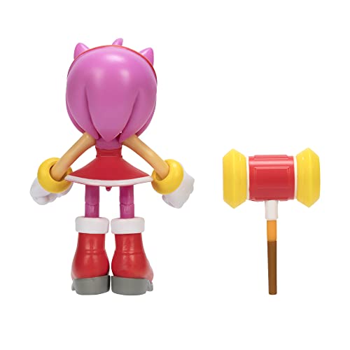 Sonic The Hedgehog Figura de acción moderna Amy con martillo de juguete coleccionable